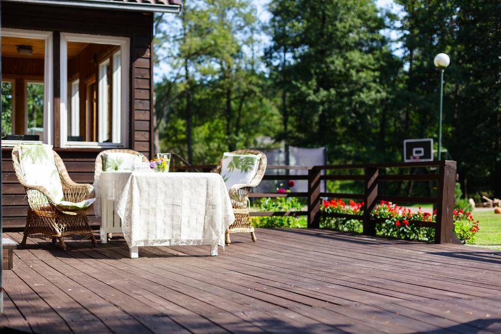 Poilsio Baze Guest House Latežeris Eksteriør bilde